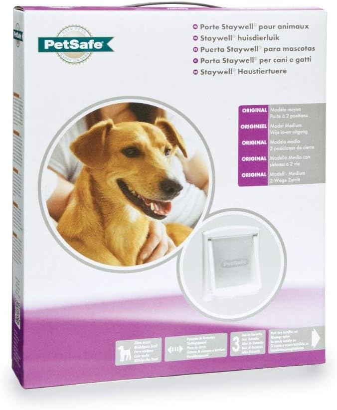 PetSafe Original 2 Way Large Pet Door - White